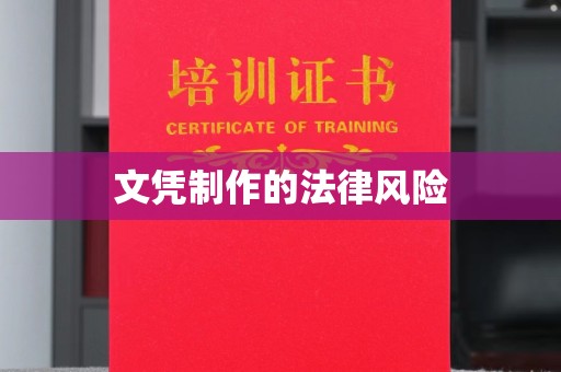 苏仙文凭制作的法律风险
