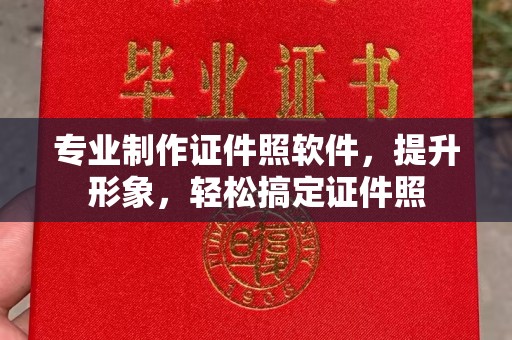 苏仙专业制作证件照软件，提升形象，轻松搞定证件照