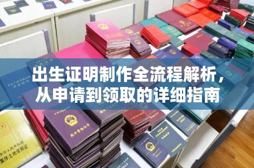 苏仙出生证明制作全流程解析，从申请到领取的详细指南