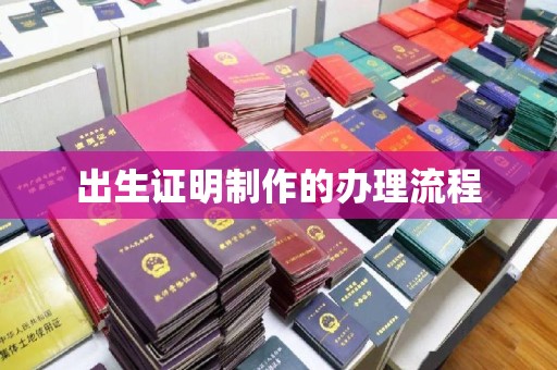 苏仙出生证明制作的办理流程